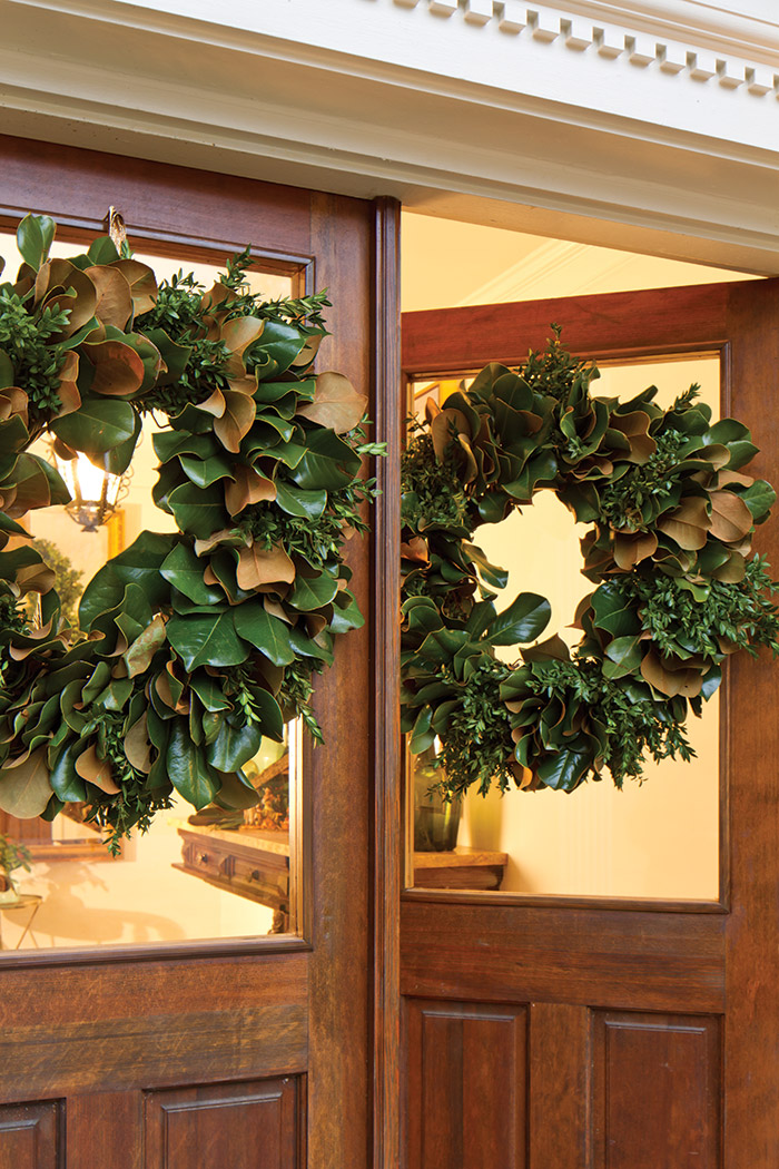 Fresh and Welcoming Wreaths Hung with Care