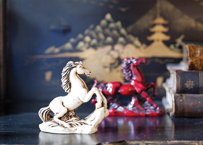 Charming Cottage of Equestrian Collectibles