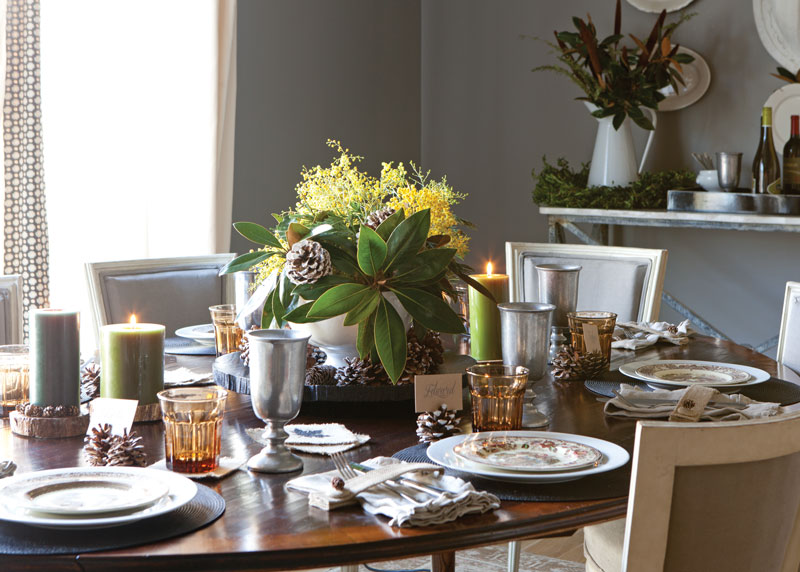 Nature-Inspired Tablescape 