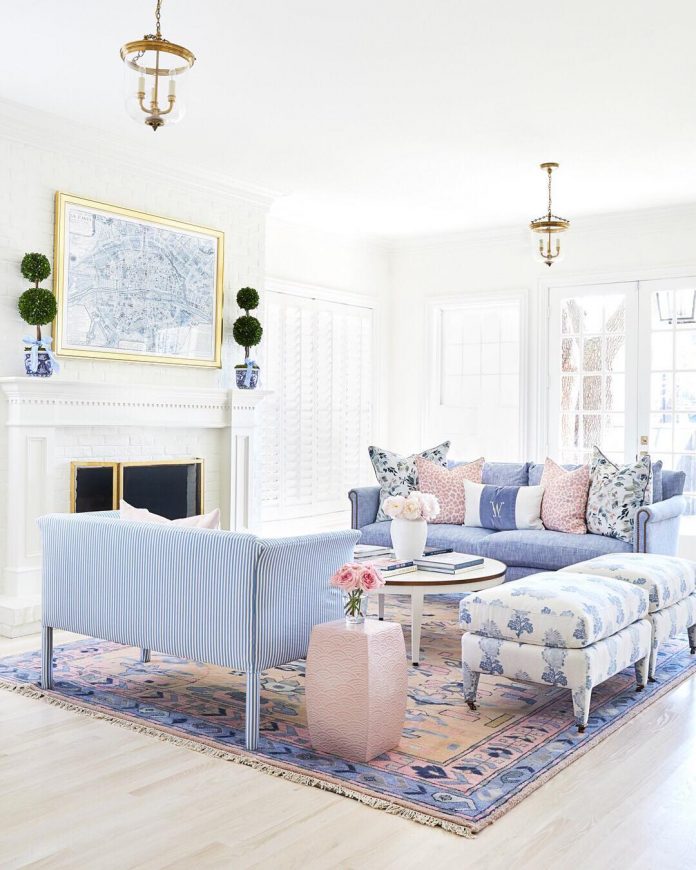 pastel living room