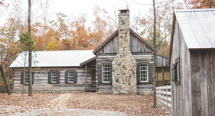 A Tennessee new-build designed to look like an historic cabin.