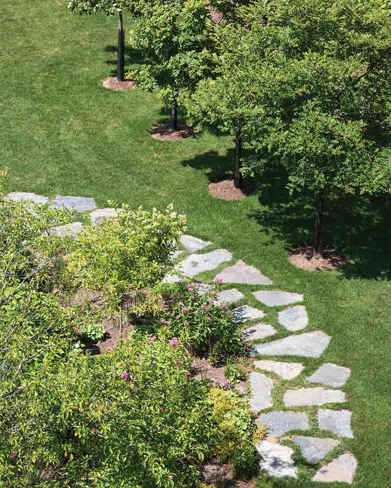 Nantucket Garden - Stone Path