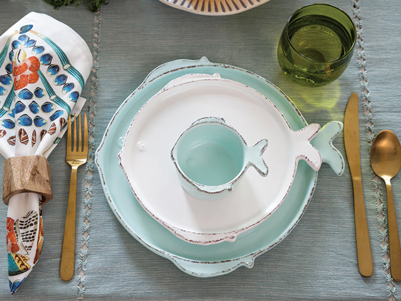 Personal Touch with Dining Ware - Sea-Inspired Look