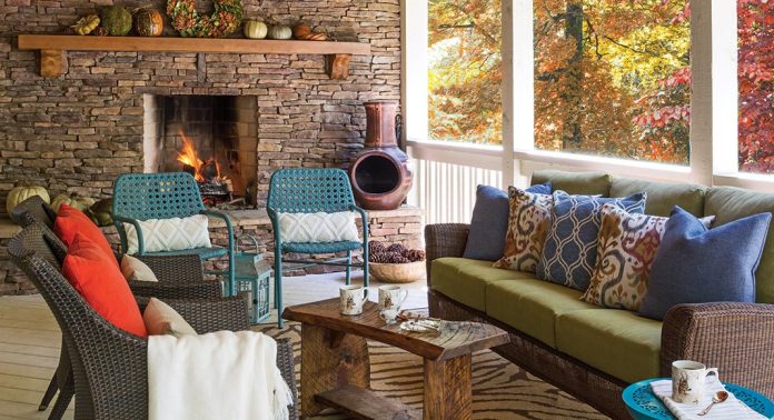 These Autumn Porches Welcome the Season in Style