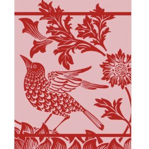 Red Bird Tea Towel