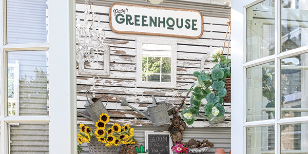 Celebrate Earth Day with This Dream Greenhouse Decked in Sustainable Vintage Style