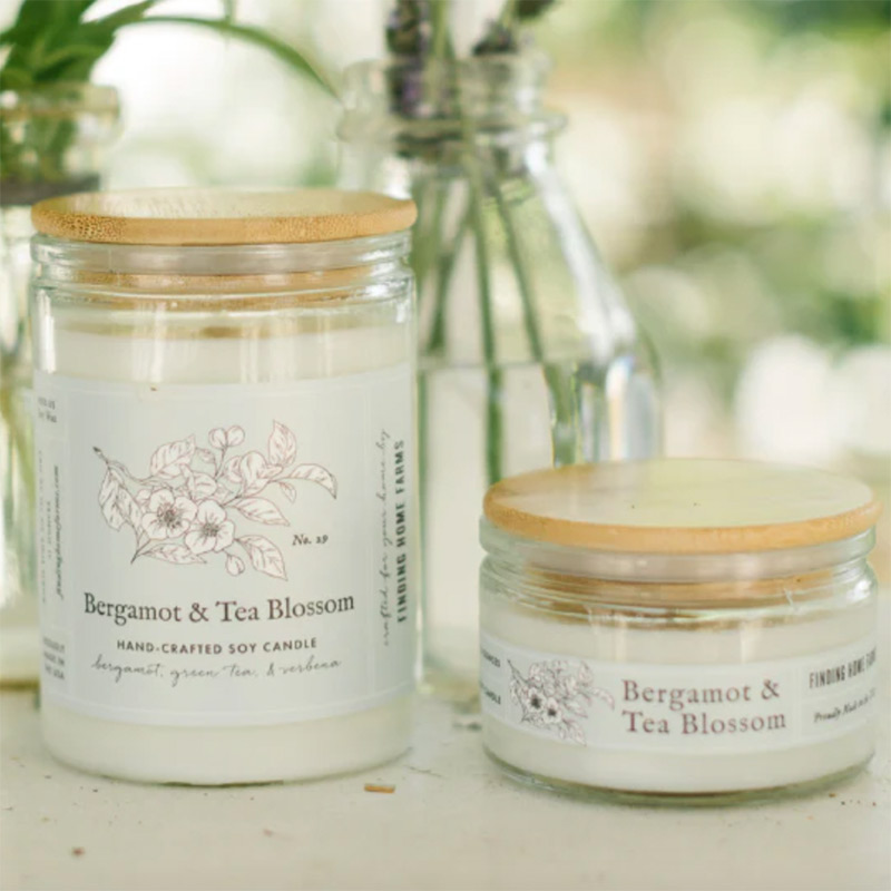 Finding Home Farms Bergamot and Tea Blossom Candles